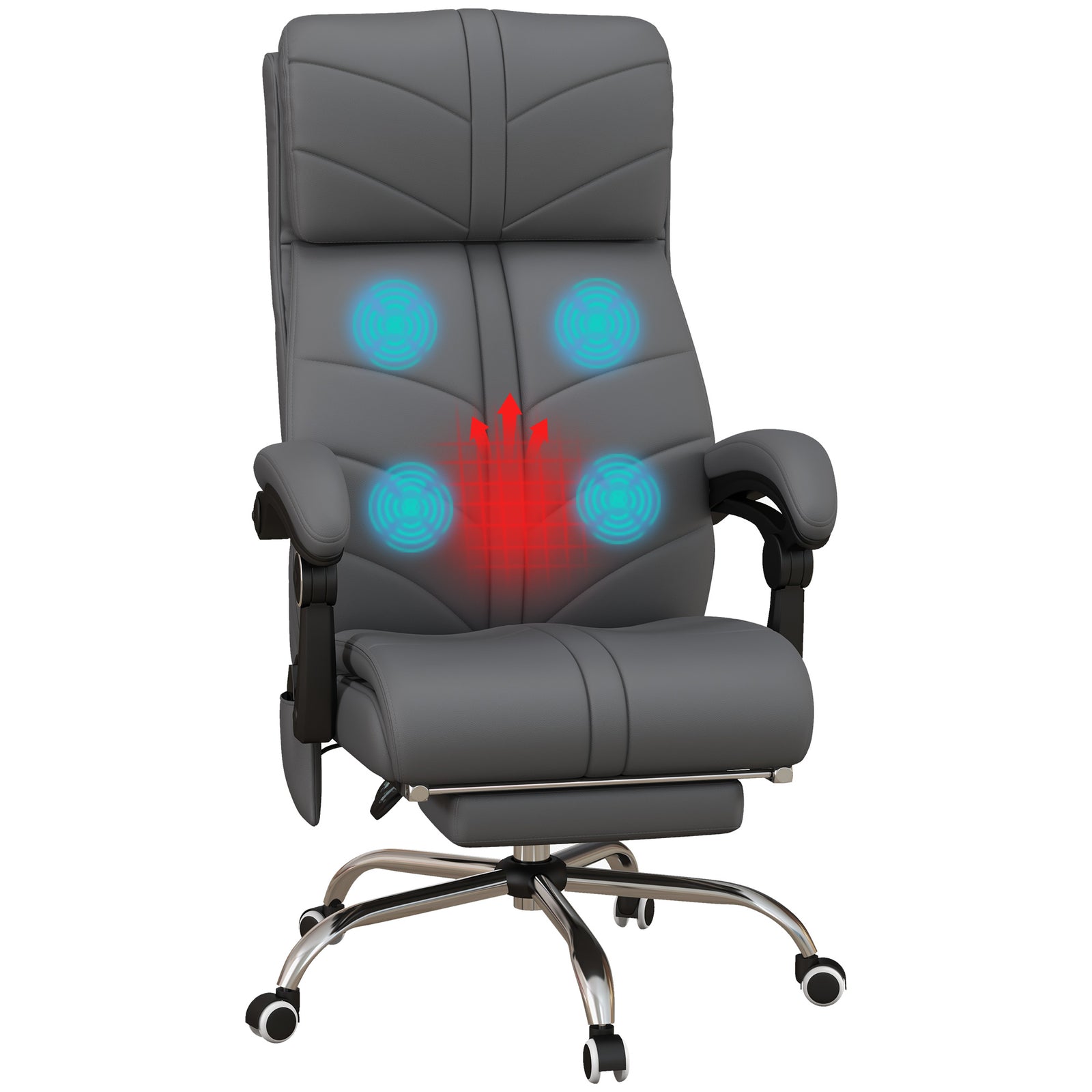 Massage Chair 4 Point Heat Footrest