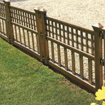 Bronze Finish Garden Border Fence Panels