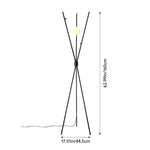Metal Tripod Standing Floor Lamp