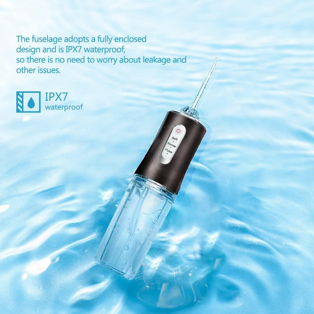 Dyzi Rechargeable Water Flosser – Portable Dental Cleaner With 4 Tips