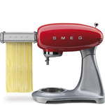 Smpc01 50's Retro Three Piece Pasta Roller And Cutter Set | Red