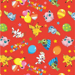 Red Birthday Wrapping Paper 2m Roll