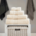 Bliss Pima Supersoft Ultra Absorbent Cotton Towels | Face Cloth (x4) | Cream