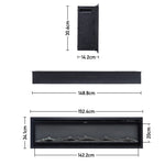 Breeins 1800w Electric Fireplace With Wifi & Remote Control