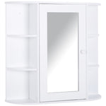 Wall Mounted Bathroom Cabinet W/ Mirror Single Door