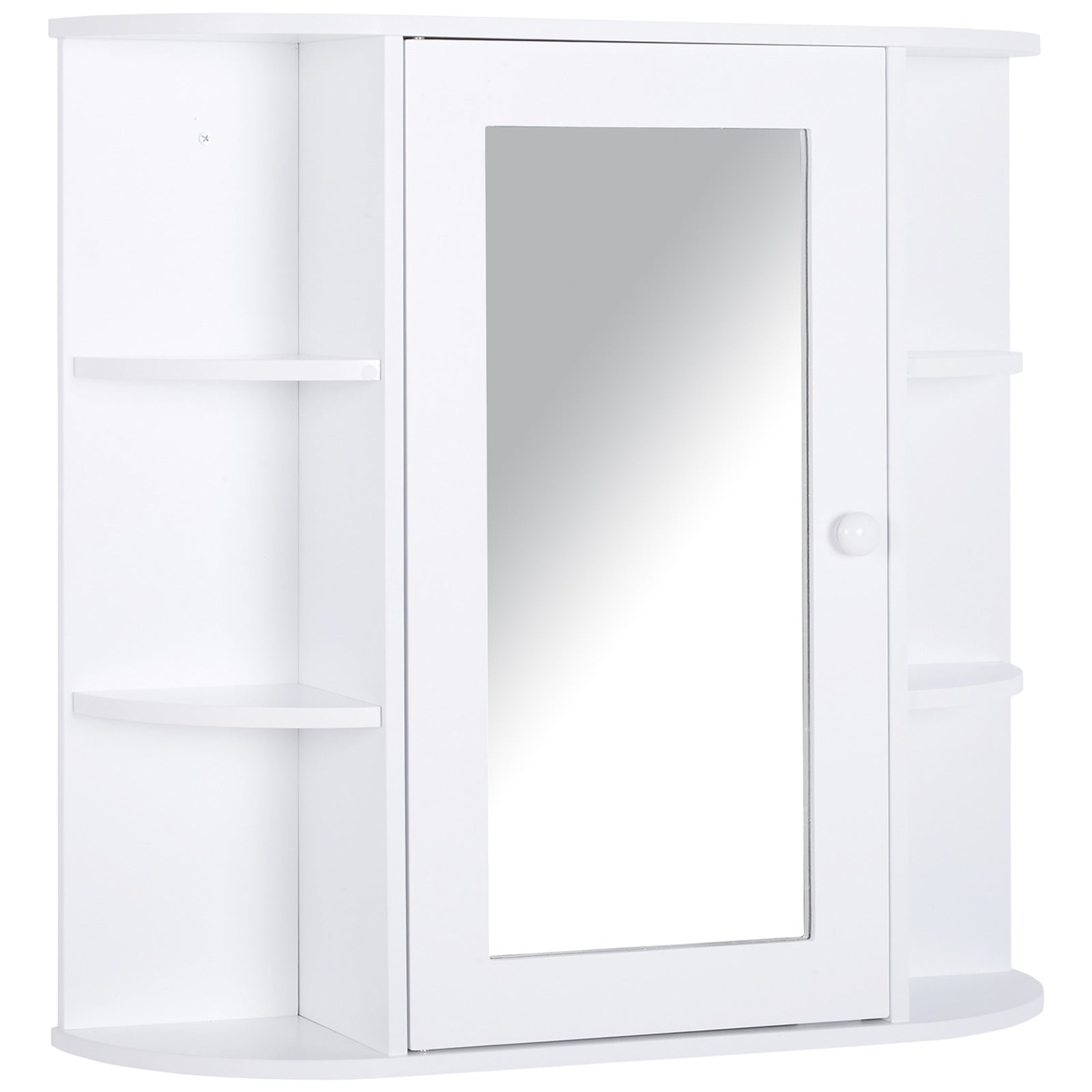 Wall Mounted Bathroom Cabinet W/ Mirror Single Door