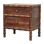 Artisan Furniture Nightstand In Roasted Almond