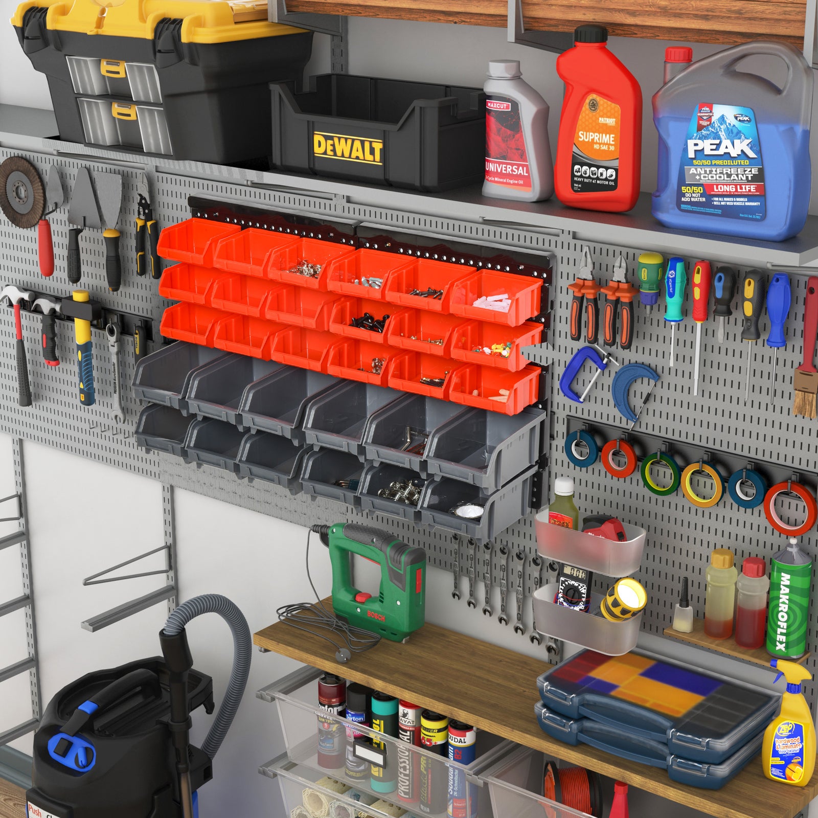 30 Cubbie On-wall Storage Board