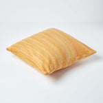 Cotton Chenille Tie Dye Cushion Cover | 60cm x 60cm | Orange