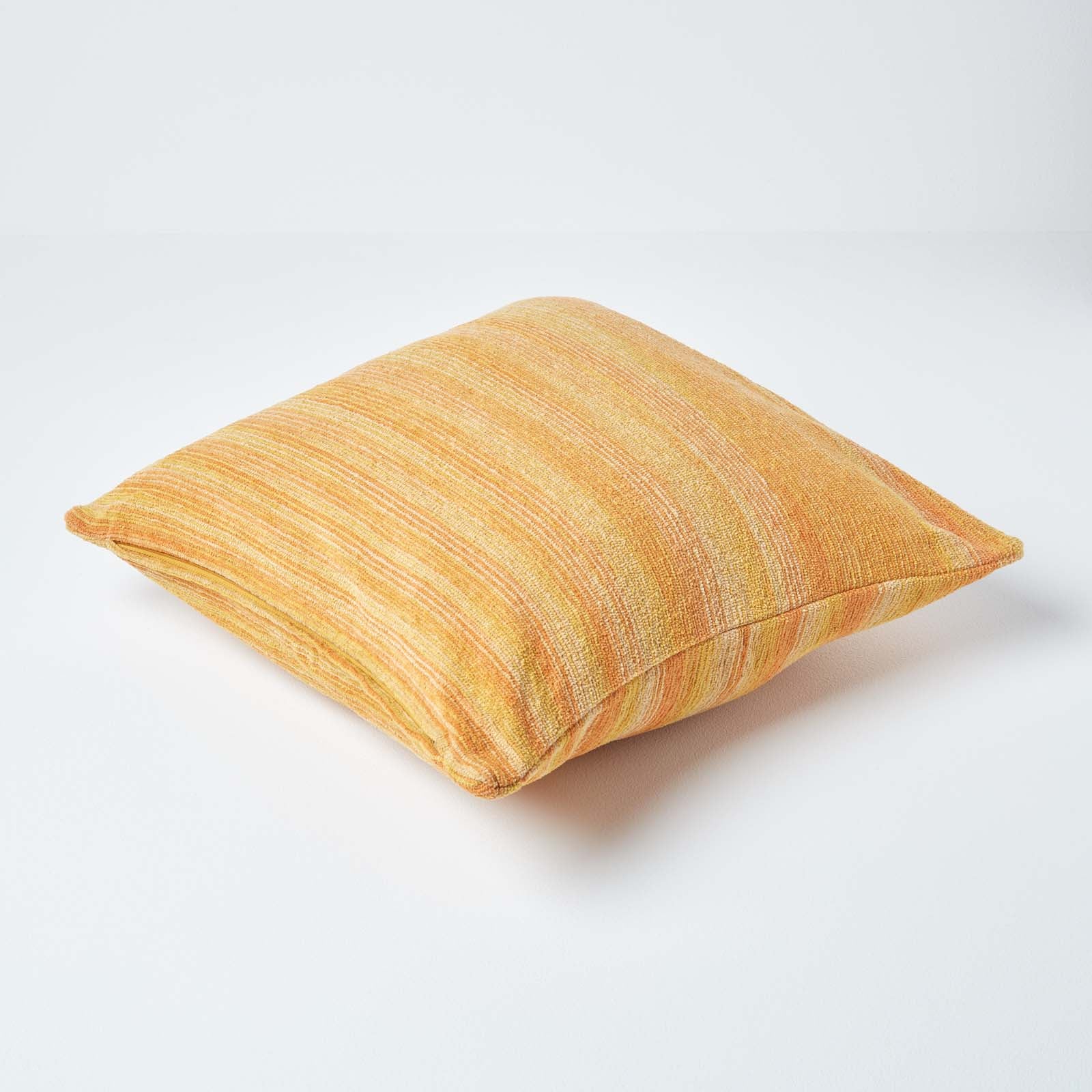 Cotton Chenille Tie Dye Cushion Cover | 45cm x 45cm | Orange