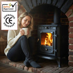 Berlin 7kw Cast Iron Wood And Charcoal Burning Stove | 7kw | Cast Iron