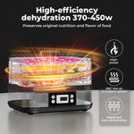 Spector Food Dehydrator 5 Tier Fruit Dryer Meat Drying Machine 450w 35-70°c Temp