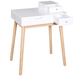 Dressing Table Desk Flip-up Mirror 2 Drawers Bedroom Makeup