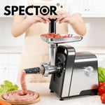 Spector 3-in-1 Electric Meat Grinder Mincer 2800w  Sausage Filler Kibbe Maker
