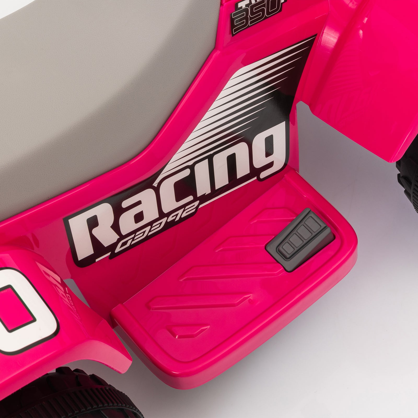 6v Electric Quad Bike, Kids Ride On Atv W/ Forward Backward, Headlights | Pink