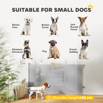 Pawhut Retractable Stair Gate, Dog Gate Extends Up To 140 Cm Wide, Grey