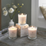 Luxurious Secented Glass Jar Candles | Set-of-3 | Beige