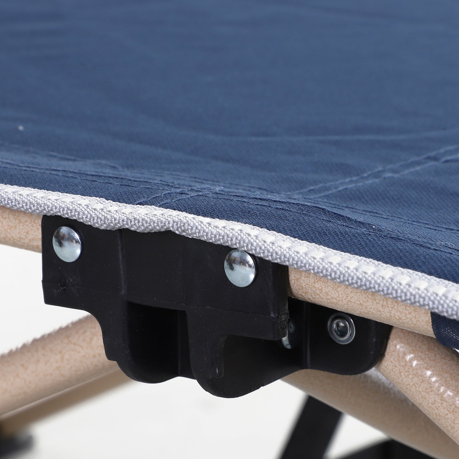 Single Person Folding Camping Cot Portable Camp Sleeping Bed | Blue