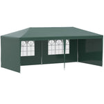 6m X 3m Garden Gazebo Marquee Canopy Party Tent Canopy Patio | Green