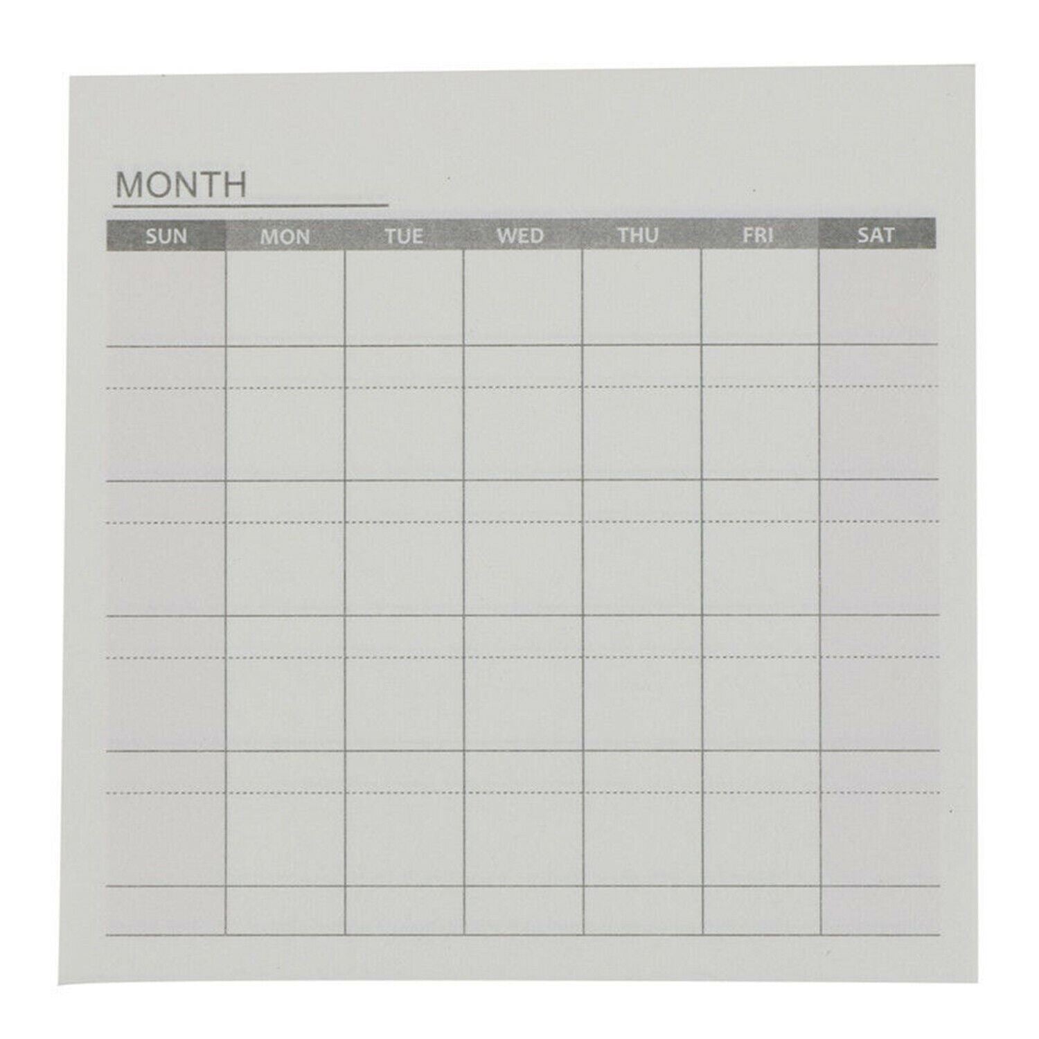 Weekly Or Monthly Check List Pad For Tasks, Goals, Notes, Meals & Reminders