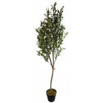180cm Artificial Natural Look Olive Tree With Wooden Trunk