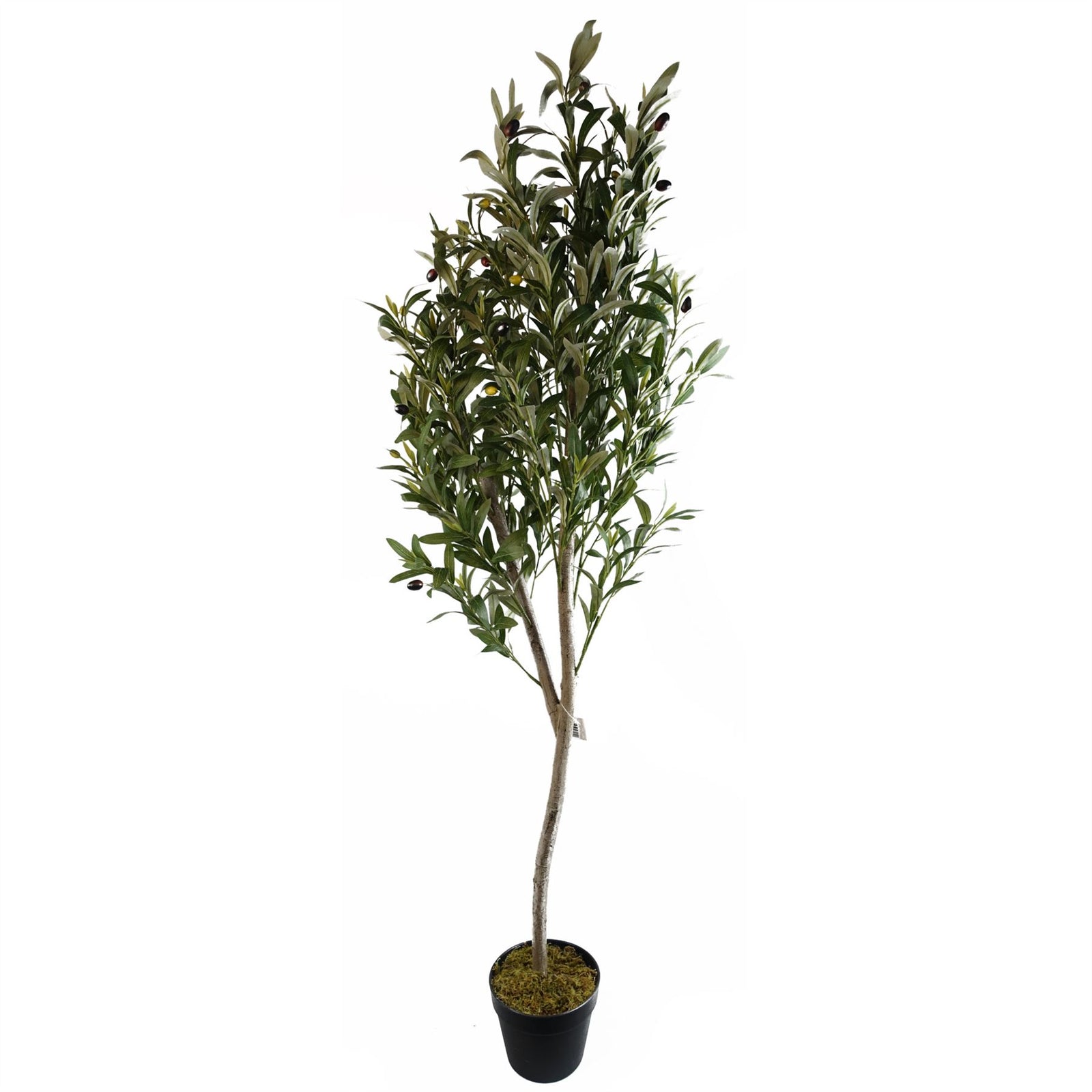 180cm Artificial Natural Look Olive Tree With Wooden Trunk