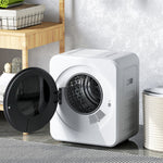 800w Compact Dryer Machine, 4kg Small Vented Tumble Dryer | White