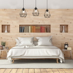 Acero Pendant Lamp 3xe27 This Hand Made Industrial Style Lamp Is Hand Made From Sleek Black Steel And Natural Dark Wood