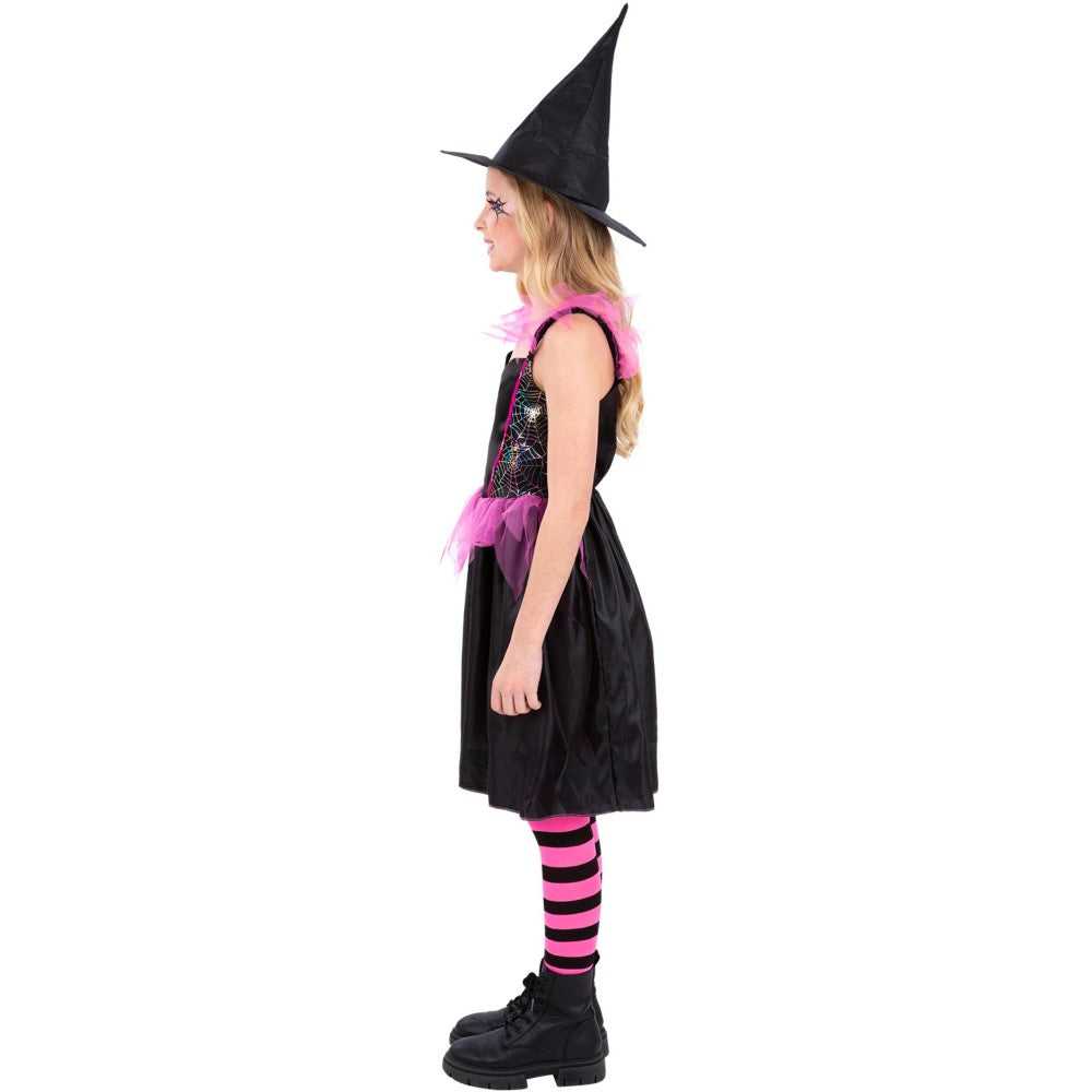 Rainbow Web Witch Costume | Age 10-12