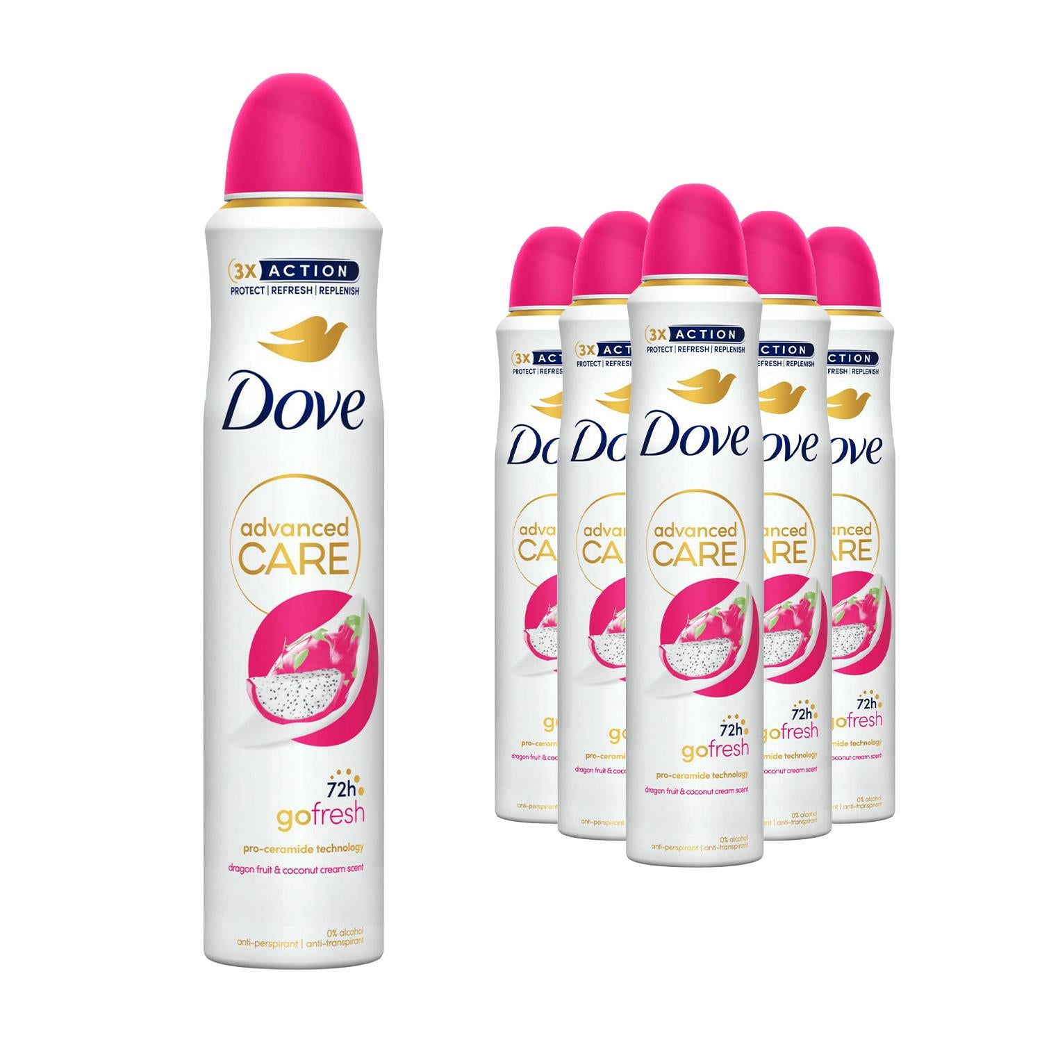 Anti-perspirant Deodorant Go Fresh With 72h Protection 200ml | Set-of-6