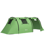 2 Room Camping Family Tent For 3-4 Man, 3000mm Waterproof | Green
