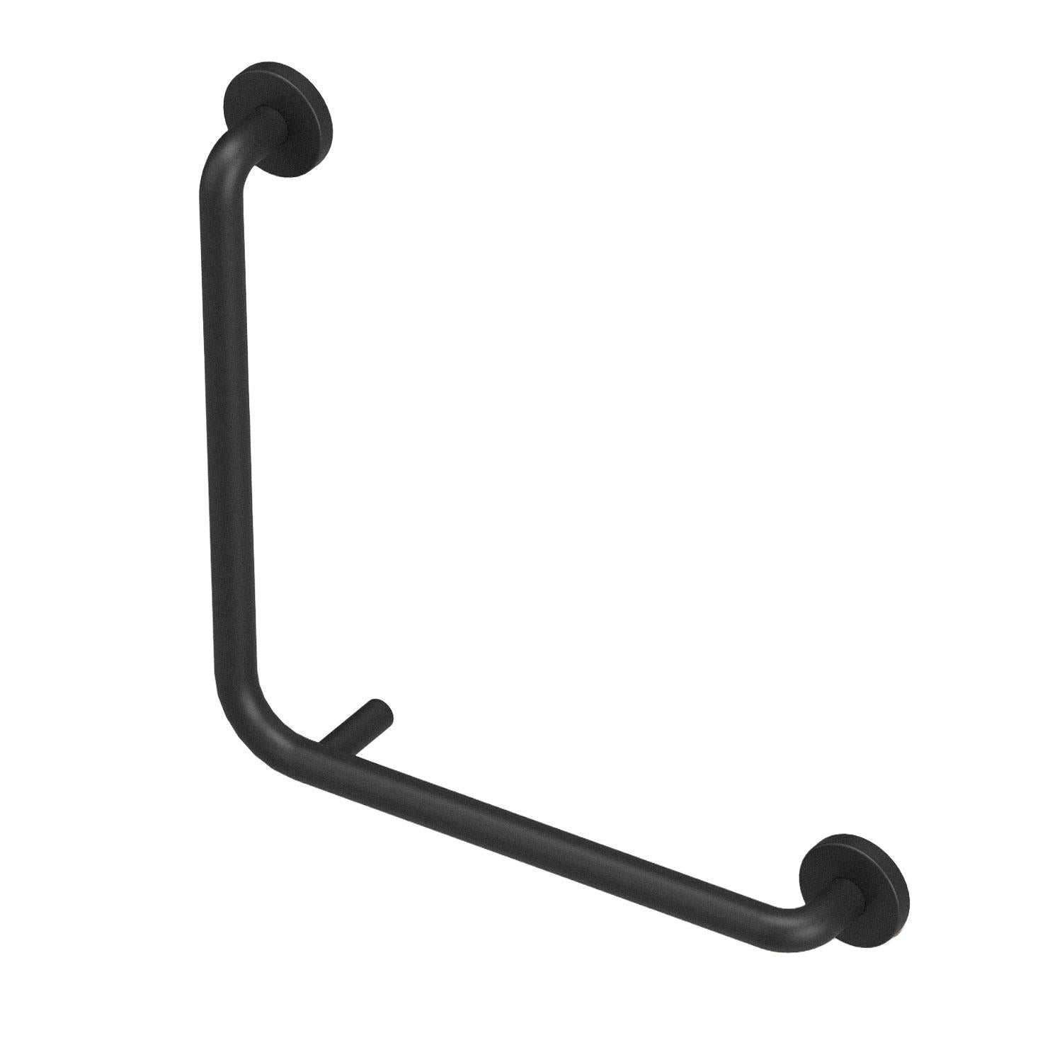 Grab Rail 40cm Elbow Shape Matt Black Up To 150kg Architect Collection