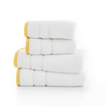 Delamere 100% Cotton Zero Twist Towels – Ultra-soft 600gsm Luxury | Hand Towel Pair | Yellow