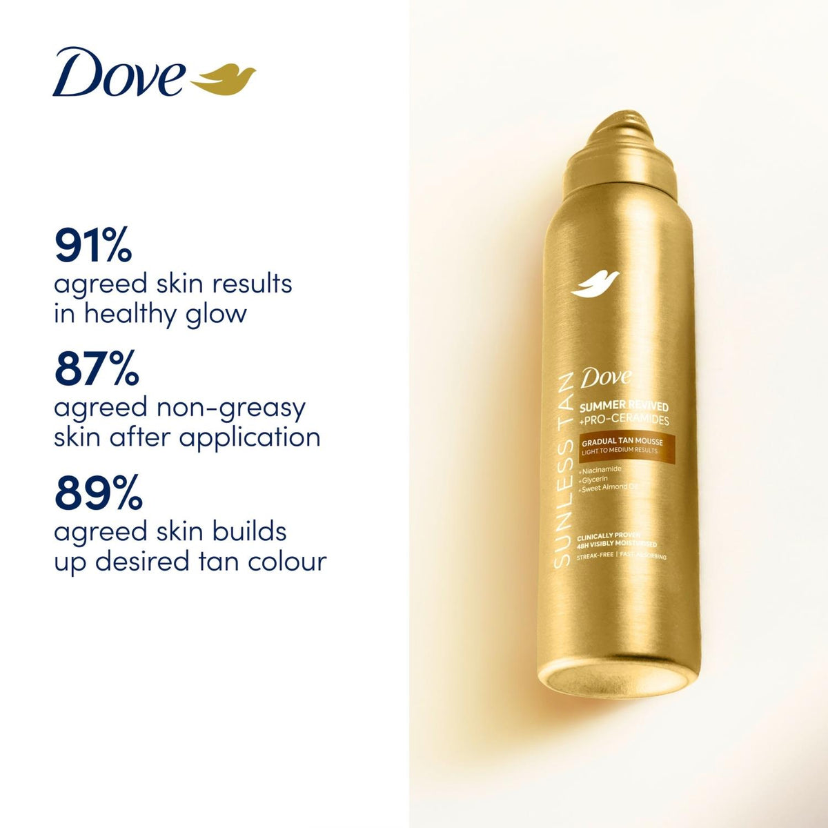 Summer Revived Self Tan Body Mousse For Light To Medium Skin, 150ml | Set of 1