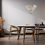 Chelsea Chandelier Magnificent 50cm Centrepiece In Crystal And Chrome