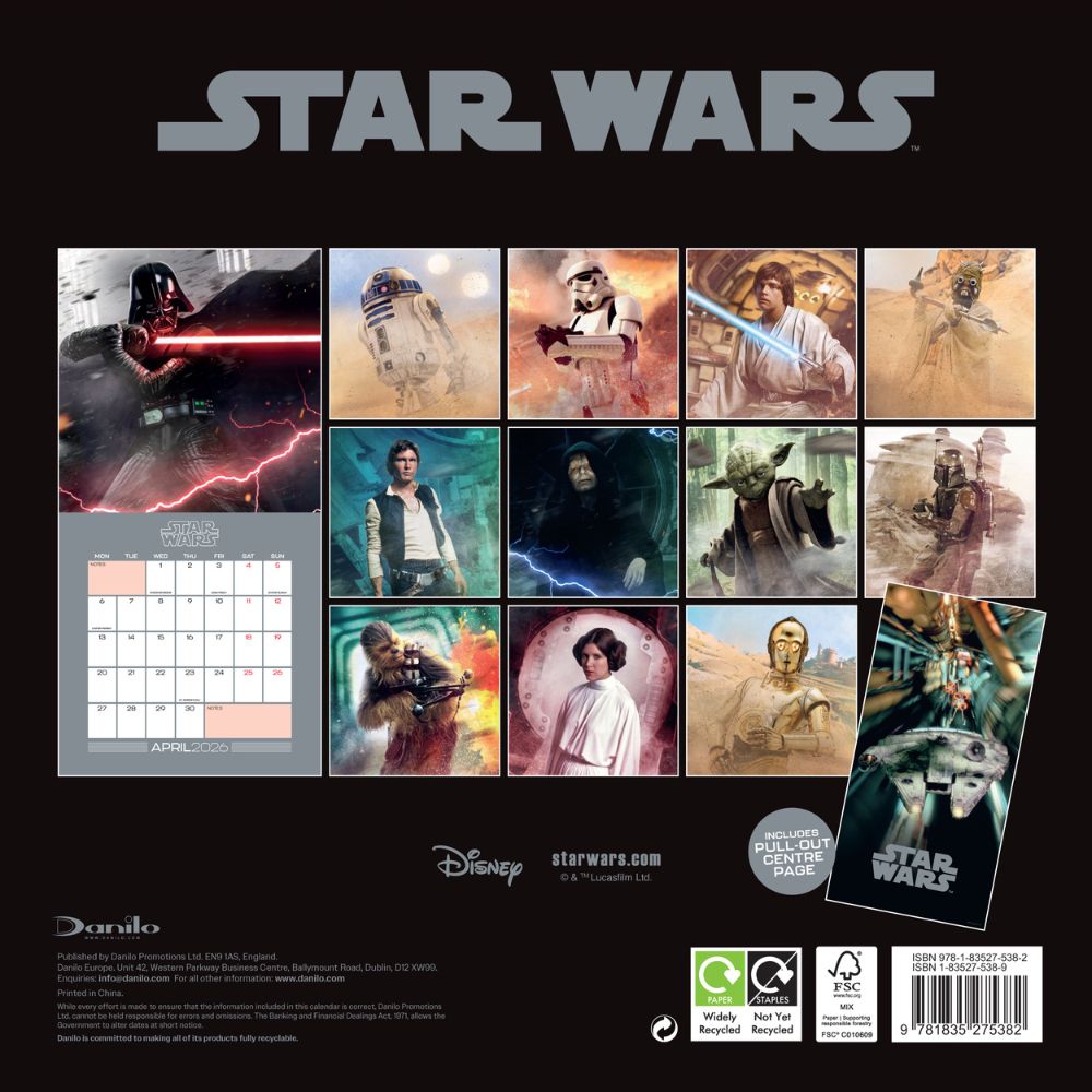 Classic 2026 Mini Calendar Official Product