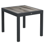Extendable Garden Dining Table, Aluminum Frame