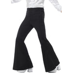 Flared Trousers, Mens | Large | Black