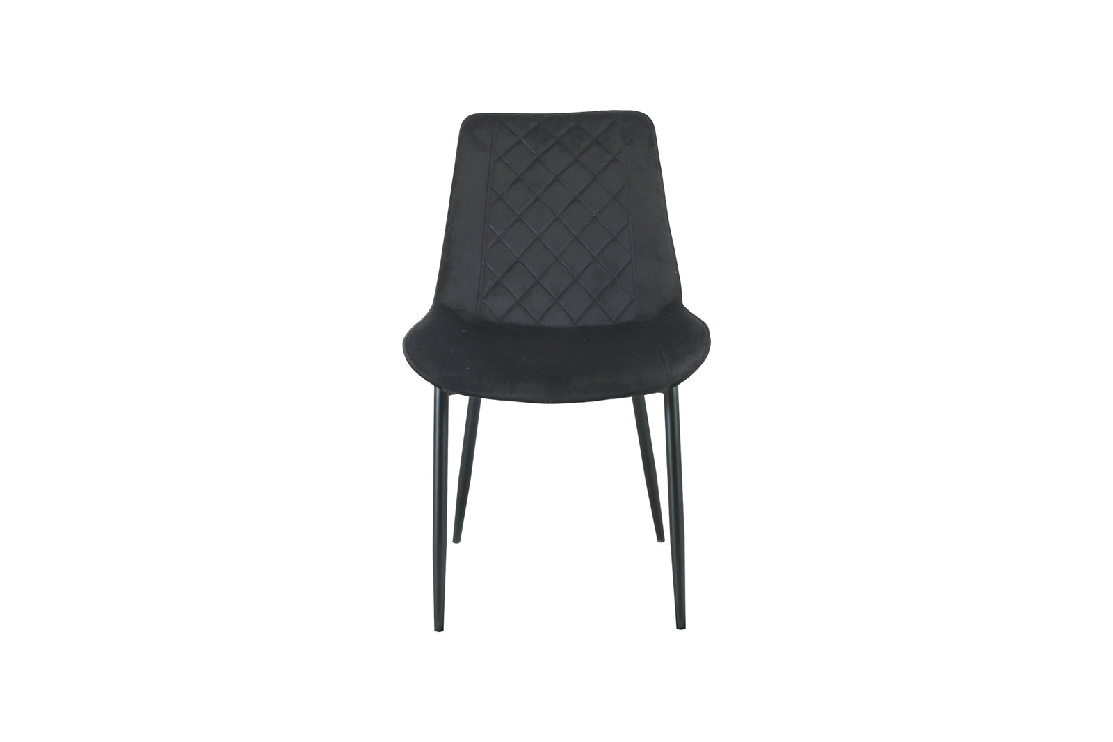 San Diego Marble Top Dining Table With Amelia Velvet Chairs | Black