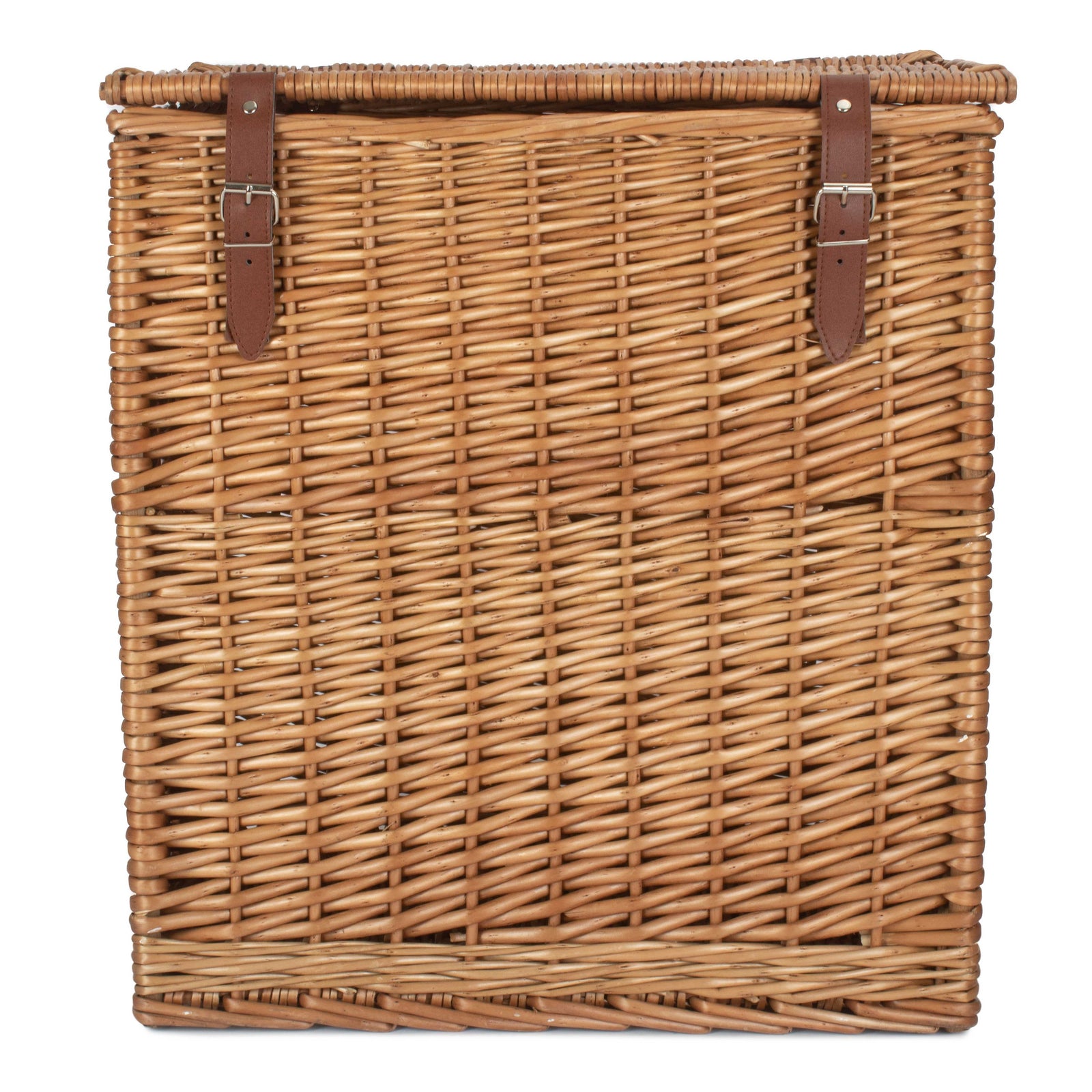 Wicker Double Steamed Vintner Storage Picnic Basket | Large | Brown