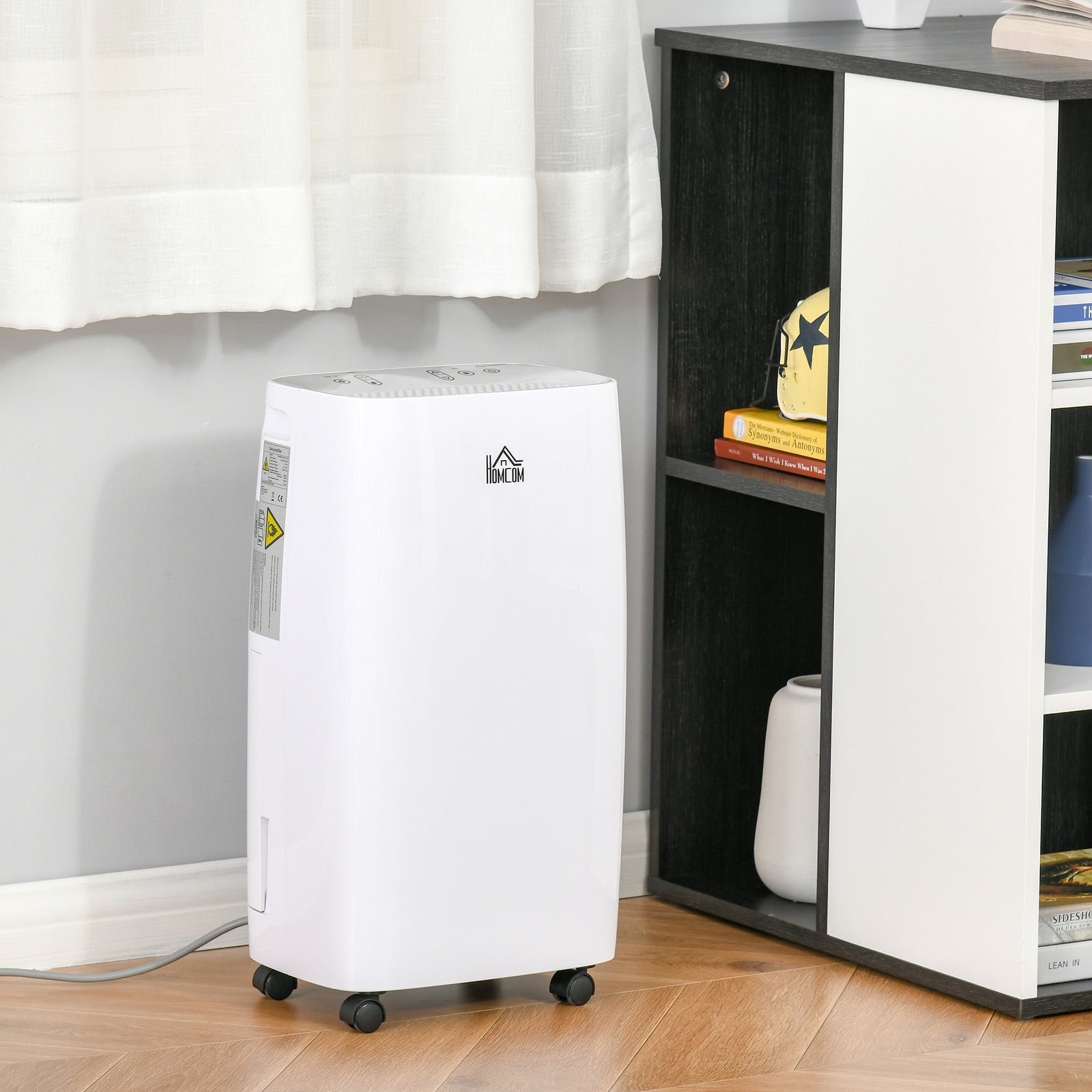 12l Per Day 2500ml Dehumidifier With 24h Timer And 2 Speed