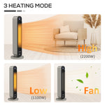 2200w Ceramic Heater For Home With Remote Control