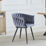 Set Of 2 Baiano Fabric Dining Chairs