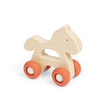 Mini Wooden Animal Push Along (Horse)