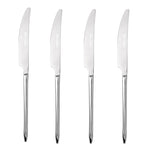 Cutlery 18/8 Stainless Steel Dinner Knife 4pc Set Versailles | Set-of-4 | Silver
