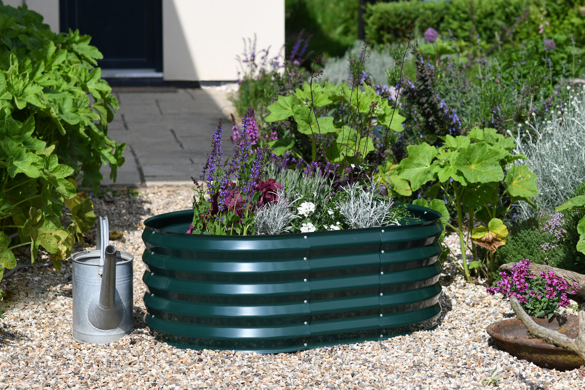 Metal Raised Modular Planter | Set of 2