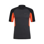 Mens Cove Recycled Polyester Short-sleeved Rash Guard | Small | Gray