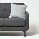 Soft Touch Faux Fur Filled Cushion | 45cm x 45cm | Grey