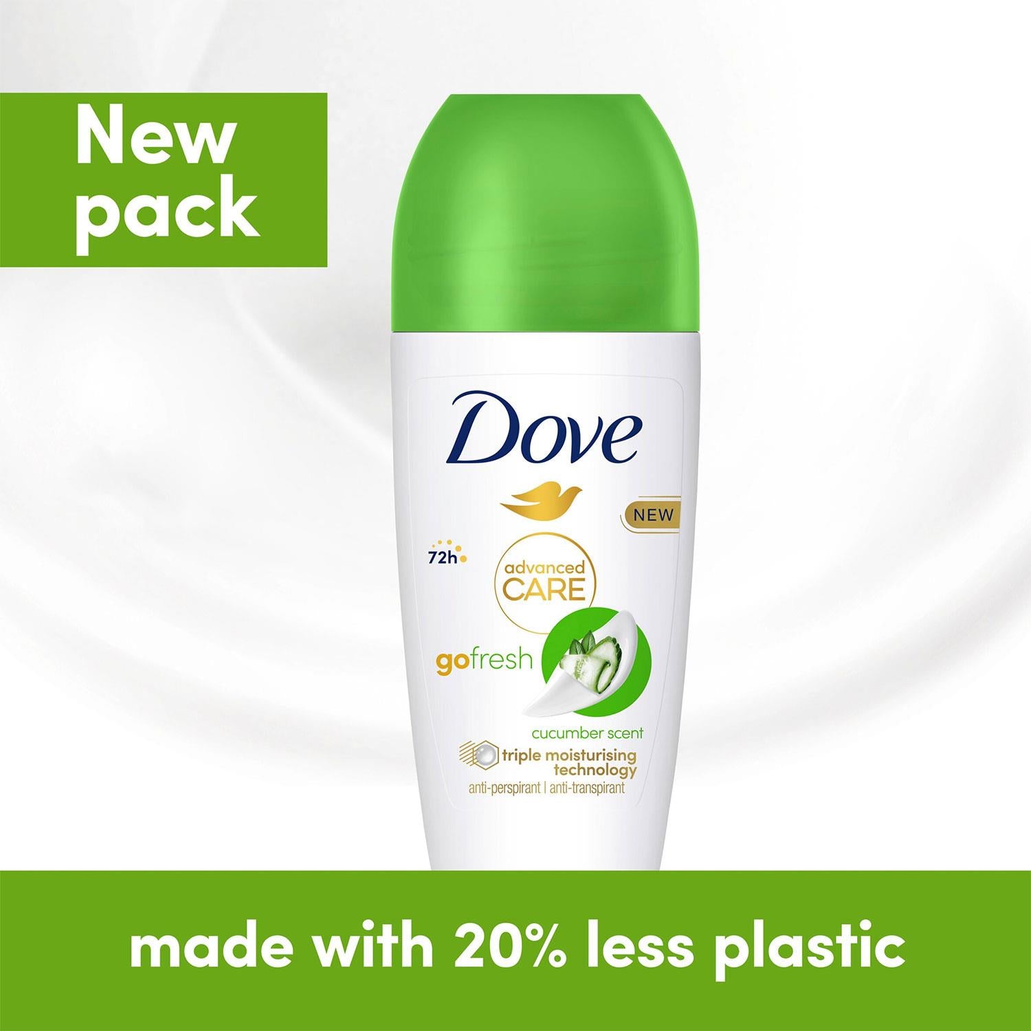 Roll On Deo Go Fresh Cucumber 72h Lasting Women's Anti-perspirant 50ml,12pk