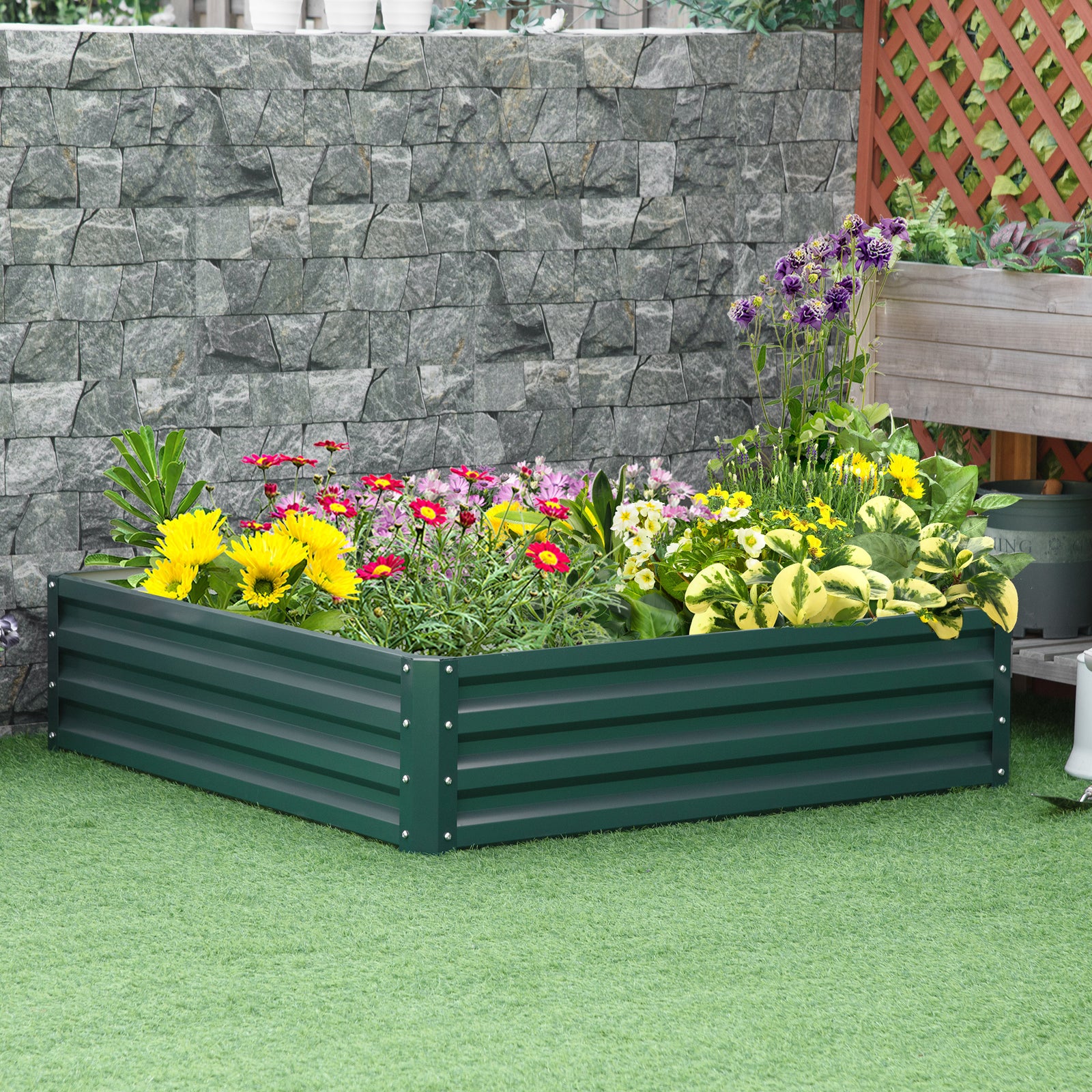 432l Raised Garden Bed Gardner Frame Kit | Green